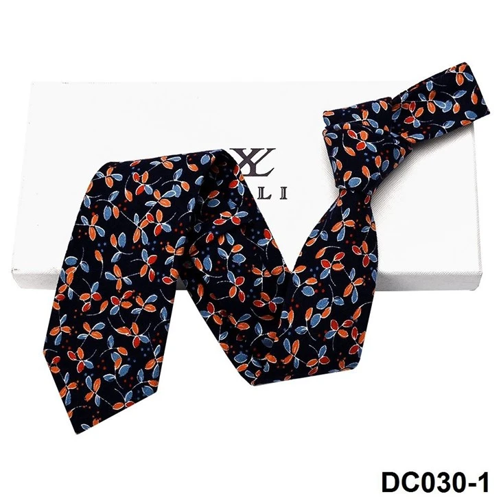 Stylish Brushed Cotton Tie Unique Prints Formal Casual And Wedding